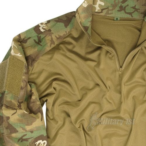 Camisa Mil-Tec Warrior com Cotoveleiras - Arid Woodland