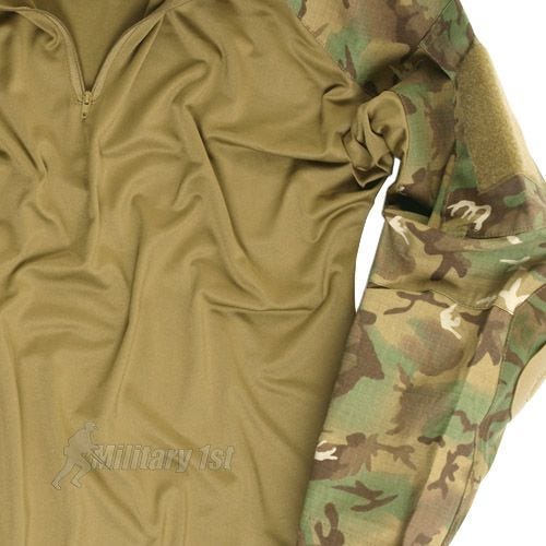 Camisa Mil-Tec Warrior com Cotoveleiras - Arid Woodland