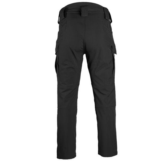 Calças Softshell Mil-Tec Assault - Preto