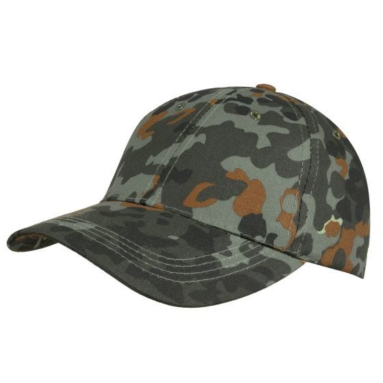 Boné de Beisebol para Criança Mil-Tec com Cinta de Plástico - Flecktarn