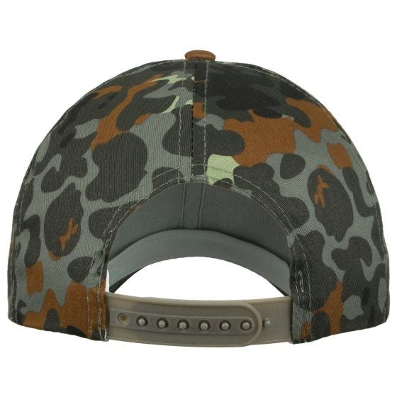 Boné de Beisebol para Criança Mil-Tec com Cinta de Plástico - Flecktarn