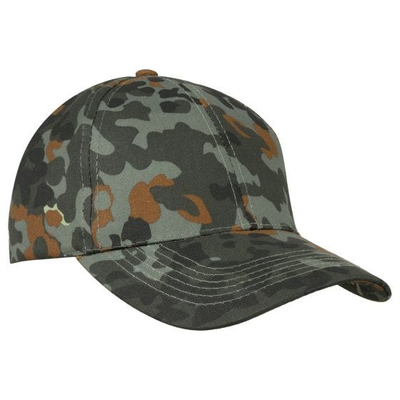 Boné de Beisebol Mil-Tec com Cinta de Plástico - Flecktarn