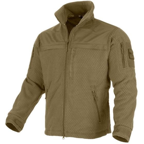 Casaco de Malha Polar Mil-Tec Elite Hextac - Dark Coyote