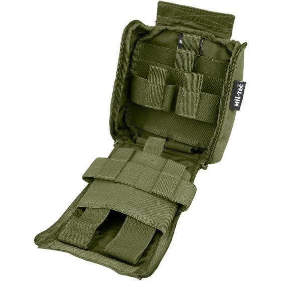 Bolsa de Primeiros Socorros Individual Mil-Tec Corte Laser - Verde-Azeitona