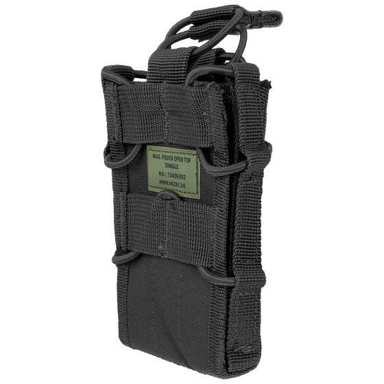 Mil-Tec Open Top Single Mag Pouch Black