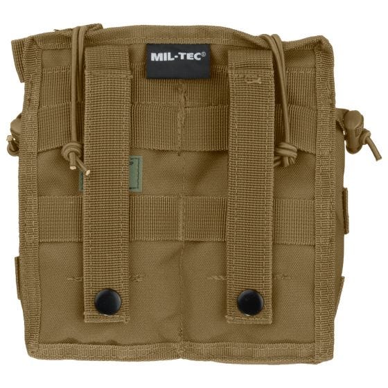 Mil-Tec Open Top Double Mag Pouch Dark Coyote