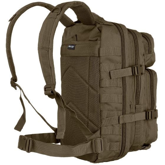 Mochila de Assalto Pequena Mil-Tec MOLLE US - Verde-Azeitona