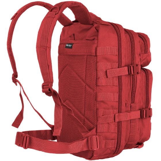 Mochila de Assalto Pequena Mil-Tec MOLLE US - Vermelho