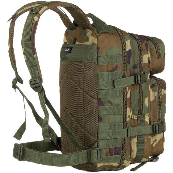 Mochila de Assalto Pequena Mil-Tec MOLLE US - Woodland