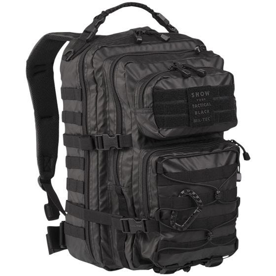 Mochila de assalto grande Mil-Tec US - Tactical Black
