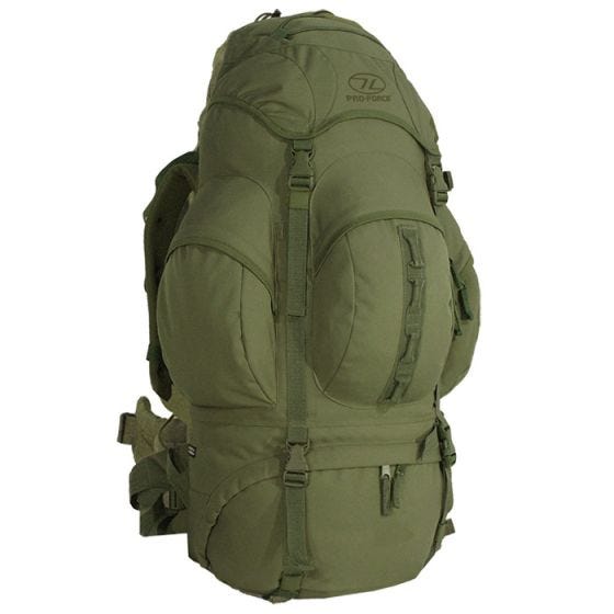 Mochila Highlander Forces Loader 66 L - Verde-Azeitona