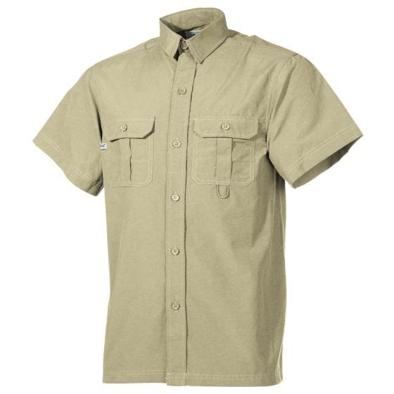 Camisa de Manga Curta Fox Outdoor Exterior - Caqui