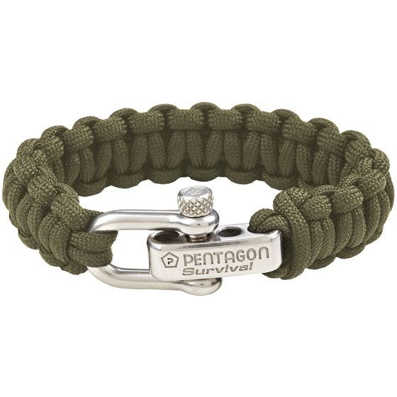 Pulseira Pentagon Survival - Verde Azeitona
