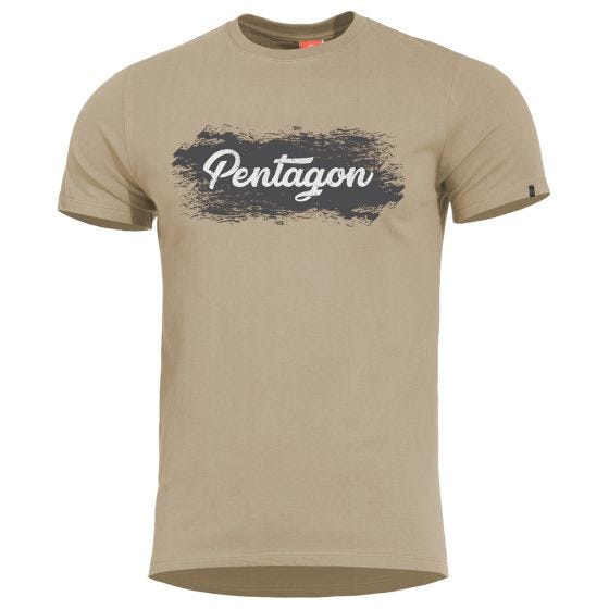 T-Shirt Pentagon Ageron Grunge Caqui