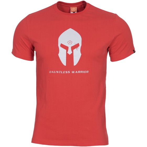 T-Shirt Pentagon Ageron Spartan Helmet Lava Red