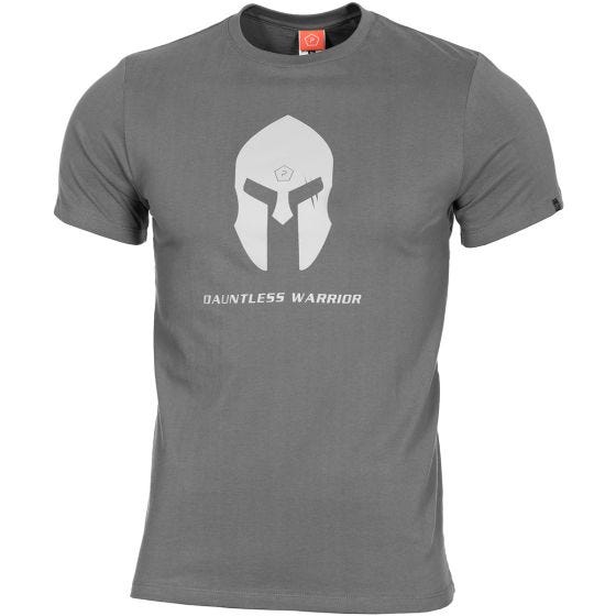 T-Shirt Pentagon Ageron Spartan Helmet Wolf Grey
