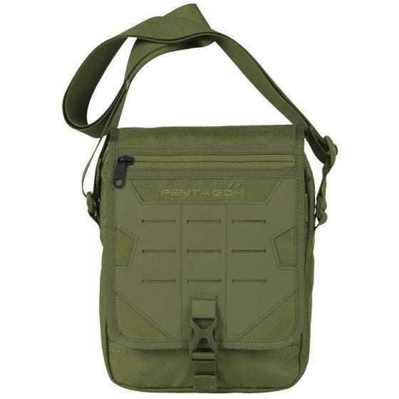 Mala Utilitária de Mensageiro Pentagon - Verde-Azeitona
