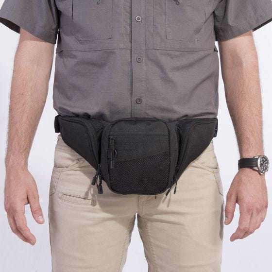 Bolsa com Bolsos Ocultos Pentagon Nemea 2.0 - Preto