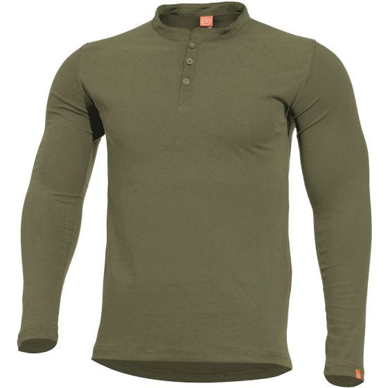 Pólo Henley Pentagon Romeo Verde-Azeitona