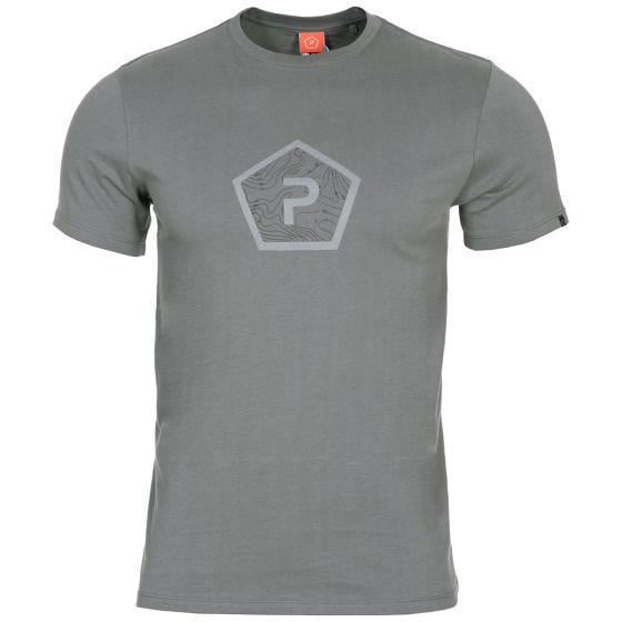 T-Shirt Pentagon Ageron Shape Wolf Grey