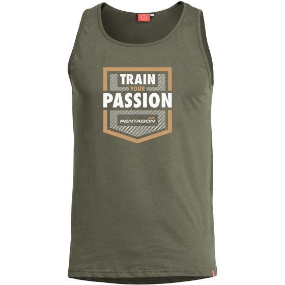 Colete Pentagon Astir Train Your Passion Verde-Azeitona
