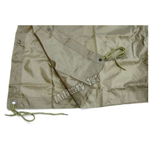 Poncho Impermeável Mil-Tec Ripstop - Verde-Azeitona