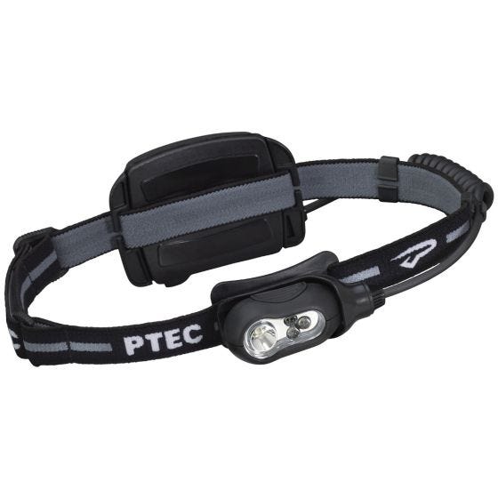 Frontal Recarregável Princeton Tec Remix Estojo Preto de LED Branca