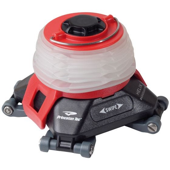 Lanterna Princeton Tec Helix Backcountry - Preto/Vermelho