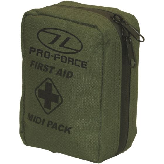 Pacote de Primeiros Socorros Médio Pro-Force - Verde-Azeitona