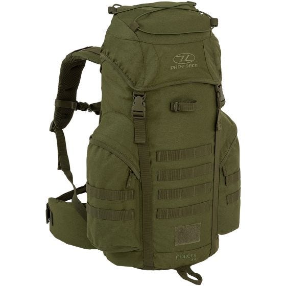 Mochila Highlander Forces Loader 44 L - Verde-Azeitona