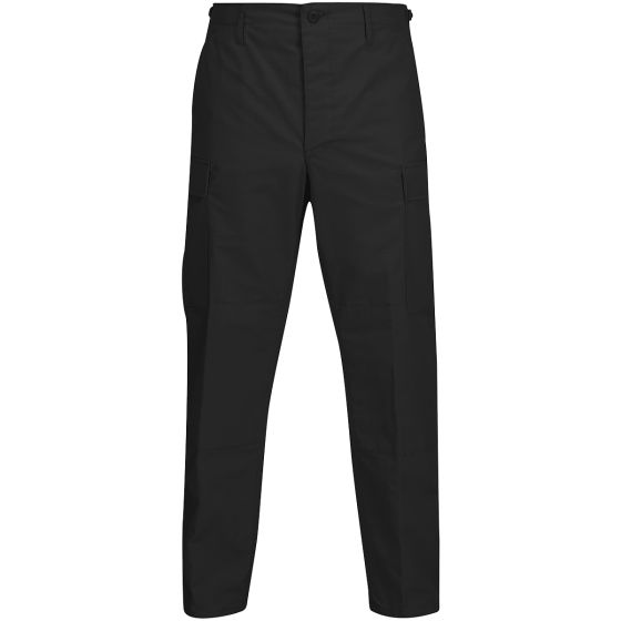 Calças com Fecho de Botão Propper BDU Ripstop de Polialgodão Preto