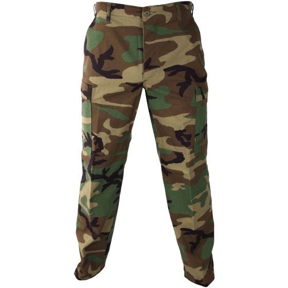 Calças de Uniforme Propper BDU Ripstop de Polialgodão Woodland