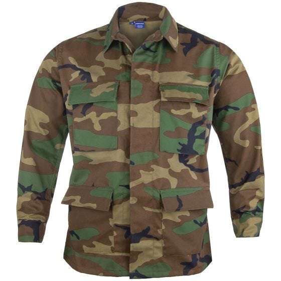 Casaco Propper BDU Sarja Polialgodão - Woodland
