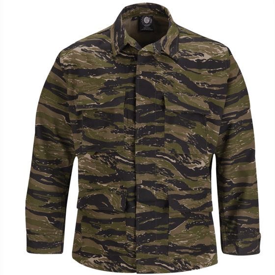 Casaco de Uniforme Propper BDU Ripstop de Polialgodão - Asian Tiger Stripe