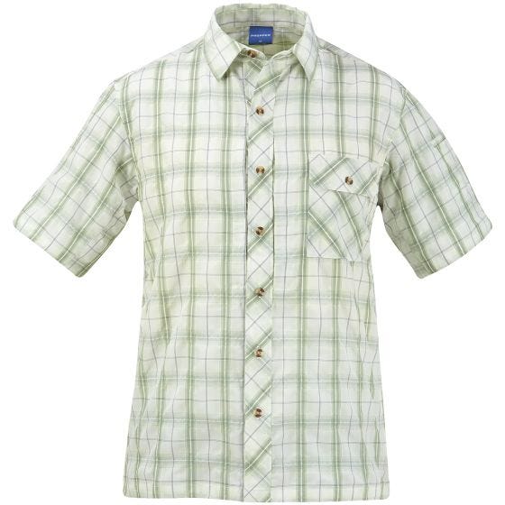 Camisa Abotoada de Manga Curta Propper Covert - Verde Sage Xadrez
