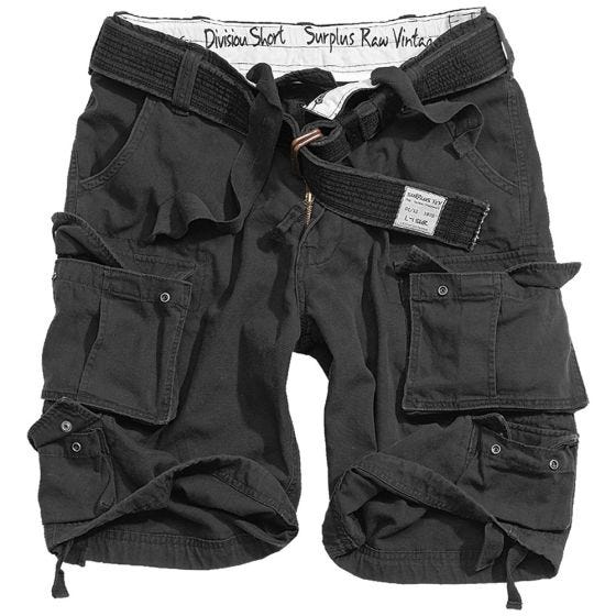 Calções Surplus Division - Preto