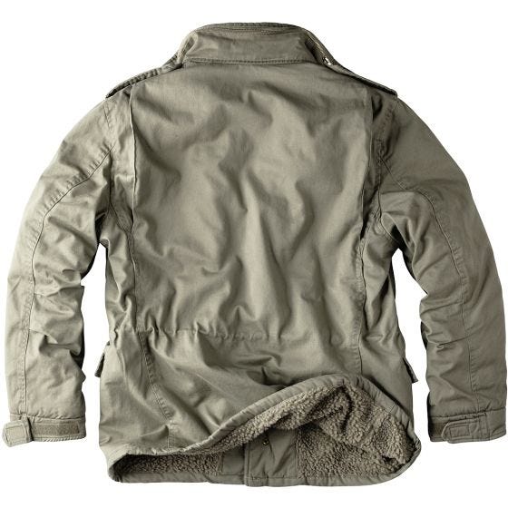 Casaco de Inverno Surplus Paratrooper - Verde Azeitona Lavado