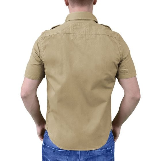 Camisa de Manga Curta Surplus - Bege