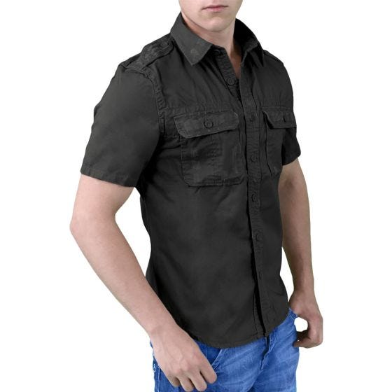 Camisa de Manga Curta Surplus - Preto