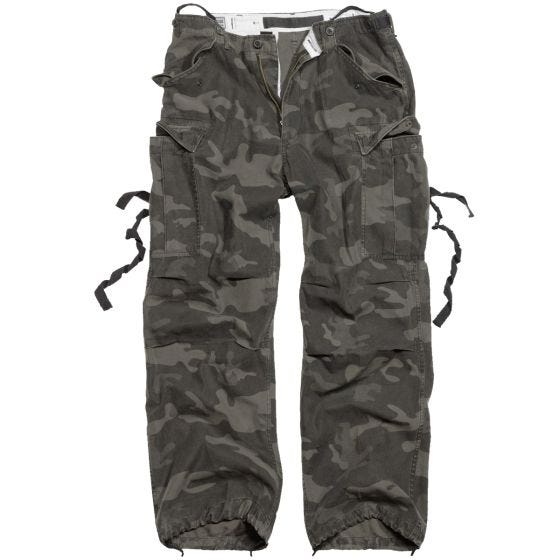 Calças Surplus Vintage Fatigues - Black Camo