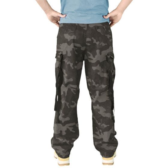 Calças Surplus Vintage Fatigues - Black Camo