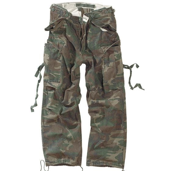 Calças Surplus Vintage Fatigues - Woodland