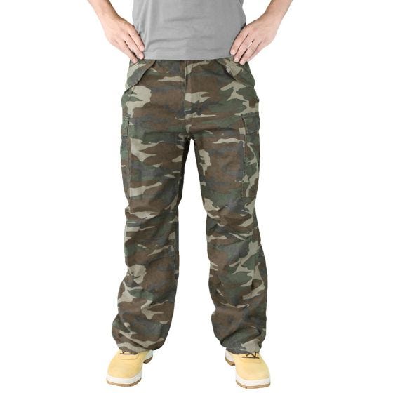 Calças Surplus Vintage Fatigues - Woodland
