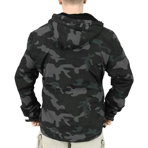 Casaco Corta-vento Surplus com Fecho - Black Camo
