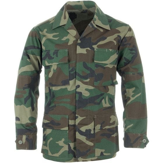 Camisa Teesar BDU Ripstop - Woodland
