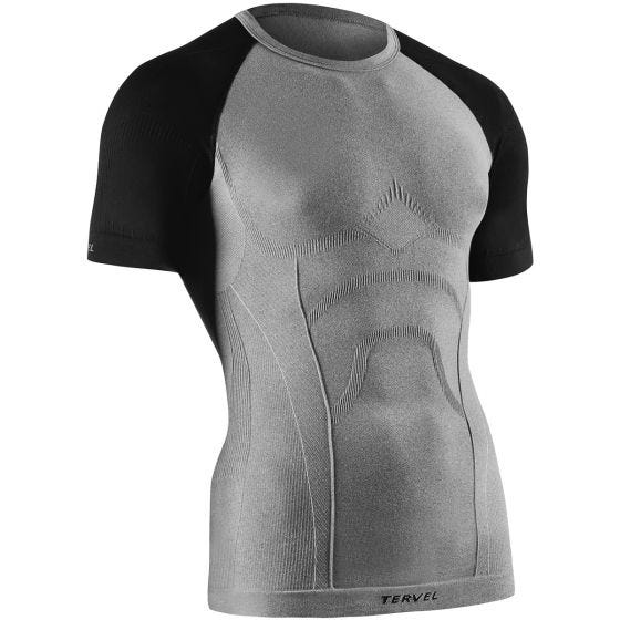 Camisa de Manga Curta Tervel Comfortline - Melange/Preto