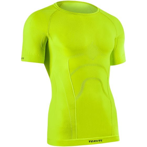 Camisa de Manga Curta Tervel Comfortline - Yellow Fluo