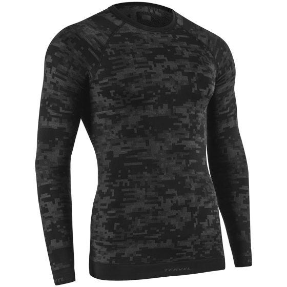 Sweatshirt Tervel Optiline Digital - Preto/Cinza