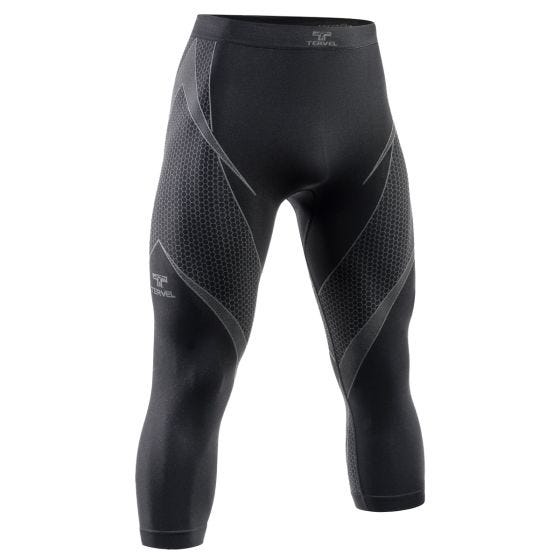 Calças de 3/4 Tervel Optiline - Preto/Cinza