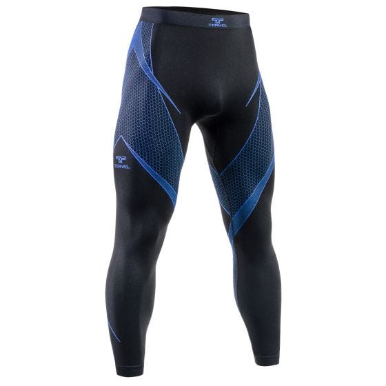 Partes Inferiores Compridas Tervel Optiline - Preto/Azul